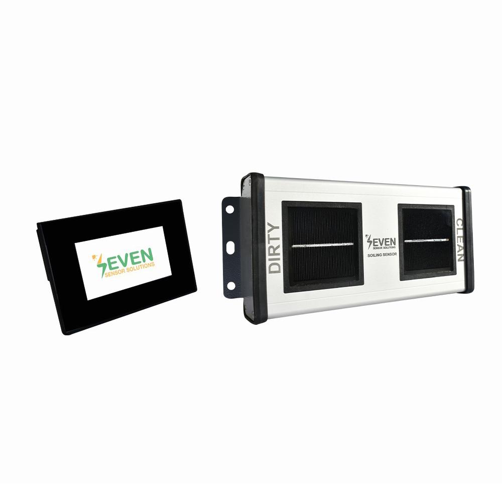 Seven Manual Soiling Sensor with HMI-PLC Monitoring 